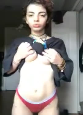 teen in underwear on periscope thotting 