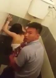 girl fucked in schools toilet again 