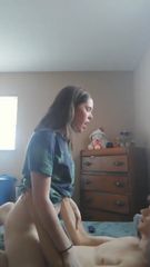 Cute and sexy girlfriend rides boyfriend post 51 full video link in bio 
