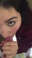 Brunette babe blowjob more videos link in bio 