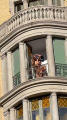 caught couple having sex on the balcony