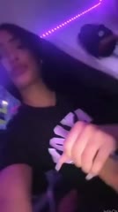 Sister's friend swallowing my cum 