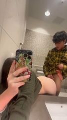 Couples sex in public bathroom Ful Cl!p !n B!00