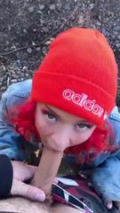 blowjob in the woods